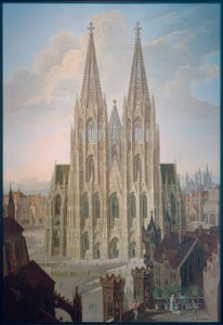 Façade ouest de la cathédrale de Cologne
