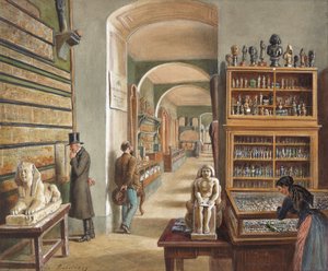 Le deuxième cabinet de la collection égyptienne - Carl Goebel d. J.