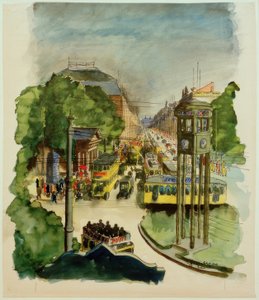 Carl Grossberg, Potsdamer Platz - Carl Grossberg