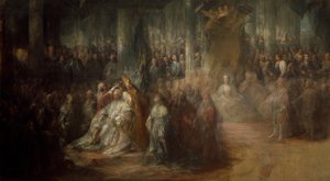 Le couronnement du roi Gustave III de Suède - Carl Gustaf Pilo