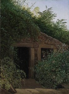 Un puits de mine envahi par la végétation, vers 1824 - Carl Gustav Carus