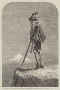 Exposition de la Société des Peintres en Aquarelle, Un chasseur de chamois tyrolien - Carl Haag