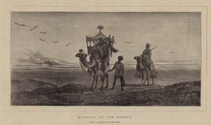 Matin dans le désert - Carl Haag