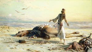 Naufrage dans le désert, 1886 - Carl Haag