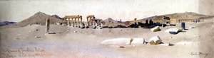 Les ruines du palais de Zénobie, Palmyre - Carl Haag