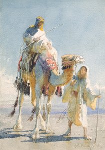 Le Cheikh et son Guide, 1874 - Carl Haag