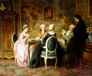 Le jeu de cartes - Carl Heinrich Hoff