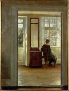 Une Dame dans un intérieur - Carl Holsoe