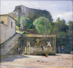 À la fontaine, Italie - Carl Holsoe