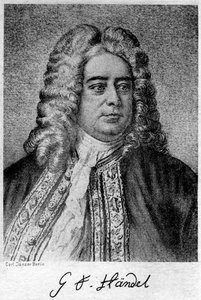 Georg Friedrich Haendel 1685-1759, compositeur britannique d