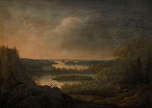 Vue du manoir de Velamsund