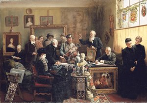 La vente aux enchères de la propriété, 1903 - Carl Johann Spielter