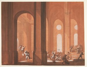Christ chasse les marchands du temple - Carl Krick