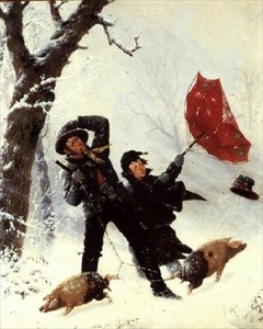 Le Parapluie rouge - Carl Kronberger