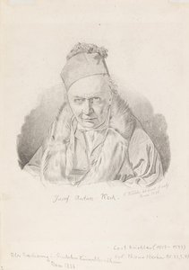 Portrait du peintre Joseph Anton Koch 1768-1839, 1836 - Carl Küchler