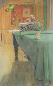 Brita au Piano, 1908 - Carl Larsson