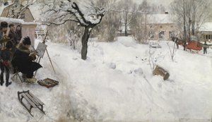 Peintre en plein air - Carl Larsson