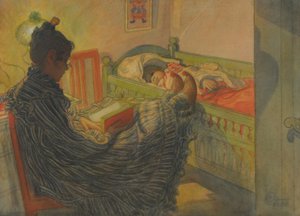 Le soi-disant malade - Carl Larsson