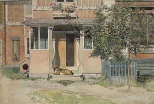 La véranda, de la série A Home, c.1895