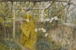 La vigne, 1884 - Carl Larsson
