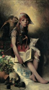 La Fille de la sorcière, 1881 - Carl Larsson