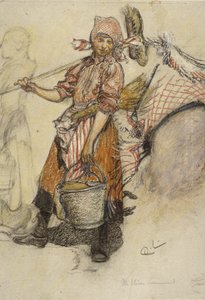 Blanchisseuse - Carl Larsson