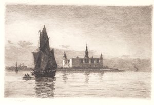 Soirée à Kronborg - Carl Locher
