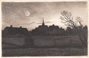 Hornbæk kirke, soirée d
