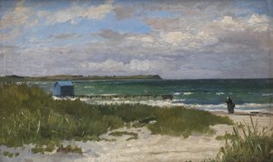 Paysage côtier. Hornbæk