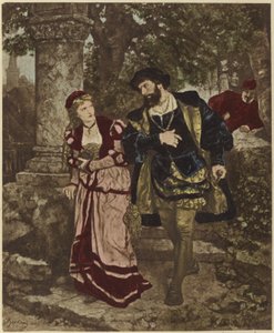 Faust et Marguerite - Carl Ludwig Friedrich Becker