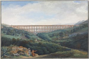 Les aqueducs de Caserte - Carl Ludwig Hackert