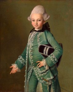 Portrait du comte Alexei Bobrinsky enfant, 1769 - Carl Ludwig Johann Christineck
