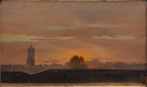 Darmstadt, vue depuis l