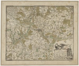 Région près de Berlin et Potsdam (col.) - Oesfeld 1778 - Carl Ludwig von Oesfeld