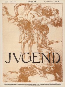 Illustration de couverture pour le magazine Jugend