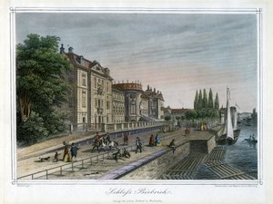 Palais de Biebrich, Wiesbaden, Allemagne, vers 1820 - Carl Mayer