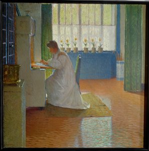 Mon salon (peinture sur toile)