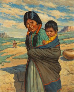 Mère et enfant Hopi