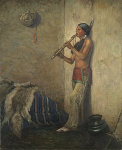 Indien avec flûte