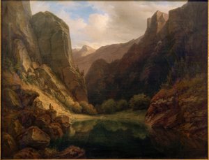 Lac de montagne - Carl Morgenstern
