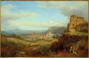 Vue sur Terracina - Carl Morgenstern