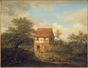 Partie près du château de Born dans les montagnes du Taunus - Carl Morgenstern