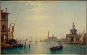 Venise, Grand Canal, vue sur S.Giorgio... / C.Morgenstern - Carl Morgenstern