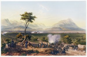 Capture de Monterey, de La Guerre entre les États-Unis et le Mexique, pub. 1851 - Carl Nebel