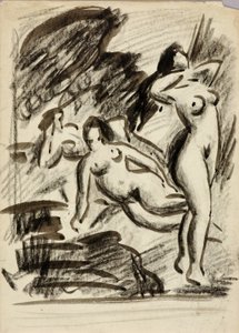 Groupe de trois nus féminins