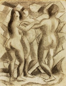 Groupe de trois nus féminins