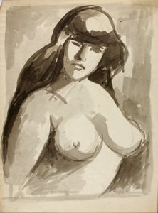 Torse féminin nu - Carl Newman