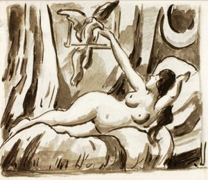 Nu féminin couché