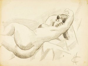 Nu féminin couché