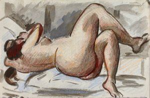 Nu féminin couché